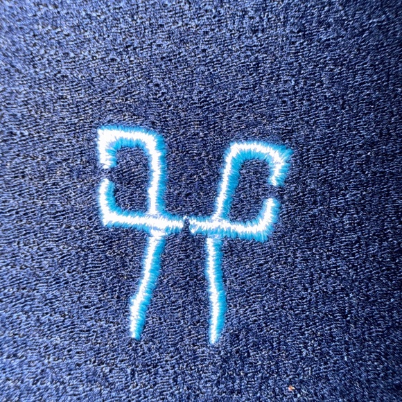 Horse Pilot Suntech Navy Quarter Zip Long Sleeve Top Mesh Medium Equestrian - Picture 5 of 14